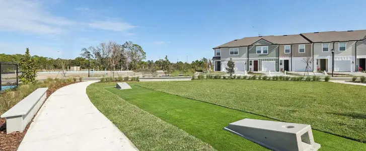 New construction Townhouse house 7536 Deer Valley Cir, Tampa, FL 33635 plan Beach - image