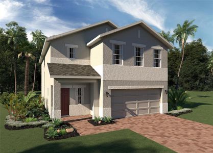 New construction Single-Family house 27512 Stellar Sea Way, Howey-in-the-Hills, FL 34737 Sanibel- photo 0