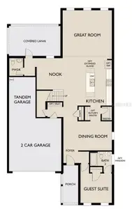 New construction Single-Family house 10168 Hidden Hammock Lp, Parrish, FL 34219 plan Duval - image