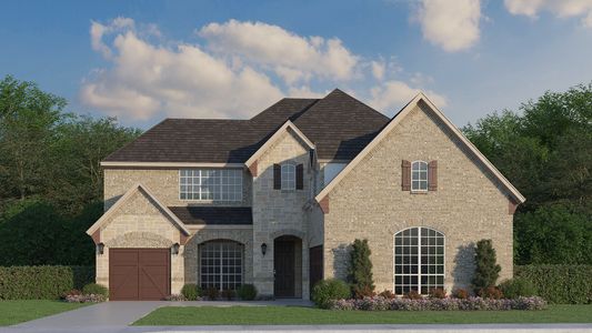 Plan 1692 Elevation A with Stone