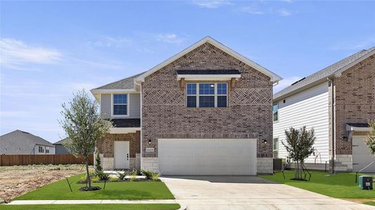 New construction Single-Family house 1625 Edgeway Drive, Aubrey, TX 76227 Rayburn II W- photo 0