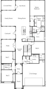 New construction Single-Family house 110 Thunder Gulch Ct, Castroville, TX 78009 plan 3218 - image 4