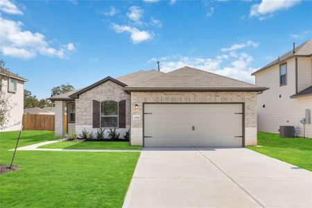 New construction Single-Family house 11060 Patriot Ct, Cleveland, TX 77328 Hayes- photo 0