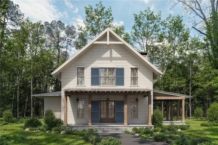 New construction Single-Family house 7650 Hopkins Rd, Chattahoochee Hills, GA 30268 - image
