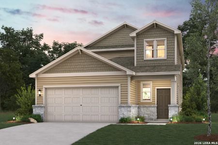 New construction Single-Family house 9906 Chavaneaux Lndg, San Antonio, TX 78214 - image