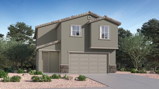 New construction Single-Family house 11477 W Red Admiral St, Marana, AZ 85653 plan Clark - image