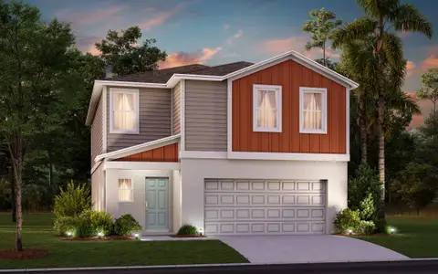 New construction Single-Family house 1767 Vanilla St, Haines City, FL 33844 plan Turquesa - image