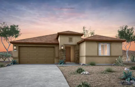 New construction Single-Family house 42965 W Krista Dr, Maricopa, AZ 85138 plan Verona - image