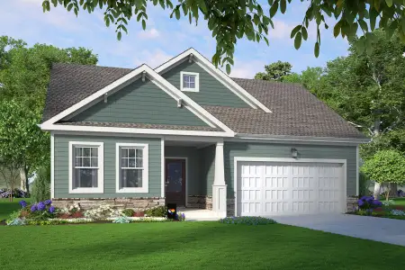 New construction Single-Family house 9241 Stoney River Ln, Kernersville, NC 27284 plan Raindrops on Roses - image