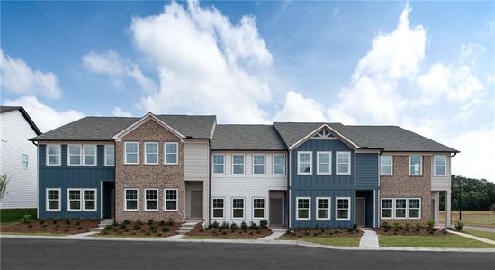 New construction Townhouse house 2116 Stillhaven Pl, Douglasville, GA 30135 - photo 0