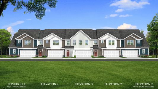 New construction Townhouse house 314 Ridgelea St, Fountain Inn, SC 29644 plan Lochlan - image