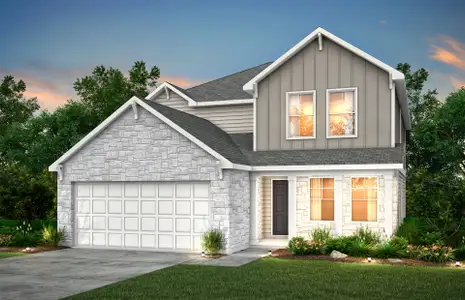 New construction Single-Family house 4149 Bermuda Ln, Seguin, TX 78155 plan Mesilla - image