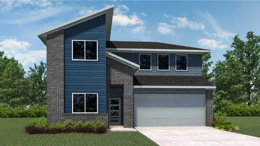 New construction Single-Family house 9601 Oxbow Strap Dr, Austin, TX 78724 The Mitchell- photo 0