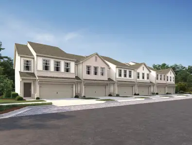 New construction Townhouse house 5503 Allegro Ln, Flowery Branch, GA 30542 plan Foxglove - image