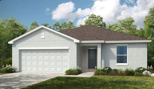 New construction Single-Family house 2010 Babbling Brook Boulevard, Auburndale, FL 33823 Magnolia- photo 0