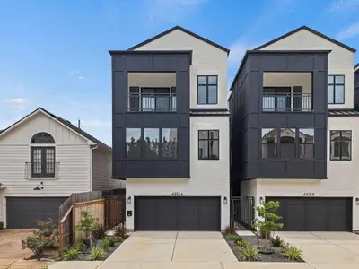 New construction Single-Family house 4305 Floyd St, Unit A, Houston, TX 77007 - image