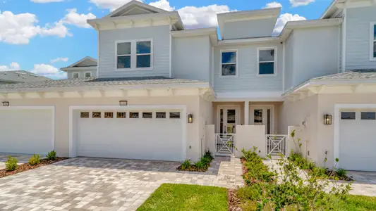 New construction Townhouse house 31814 Anchor Point Dr, Wesley Chapel, FL 33545 plan Abaco - image