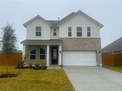 New construction Single-Family house 6419 Seafoam Lake Dr, Katy, TX 77493 Thornton- photo 0