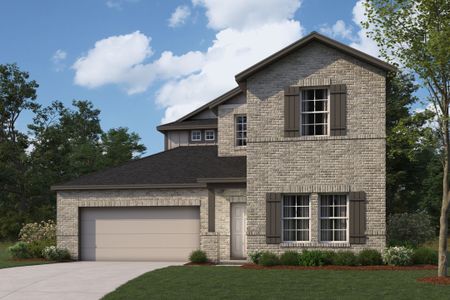 New construction Single-Family house 12725 Short Grasshopper Dr, Creedmoor, TX 78610 plan Livingston - Smart Series - image
