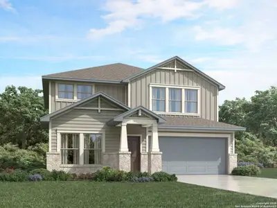 New construction Single-Family house 847 Shatterhand Blvd, San Antonio, TX 78260 plan The Reynolds (890) - image