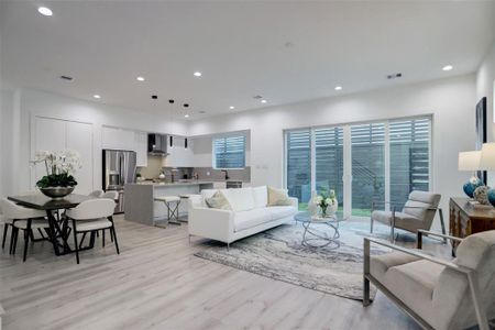 First-floor living area.