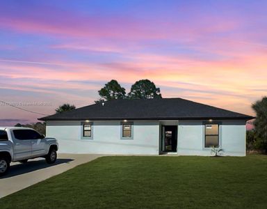 New construction Single-Family house 202 Hagan St S, Lehigh Acres, FL 33974 - image