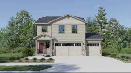 New construction Single-Family house 3489 Kingston Crest Trl, Elizabeth, CO 80107 plan Canopy - image