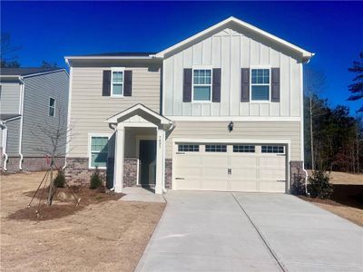 New construction Single-Family house 7431 Cranleigh St, Covington, GA 30014 The Spectra- photo 0