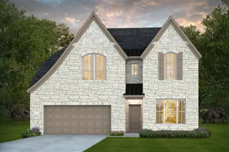 New construction Single-Family house 612 Ridge Point Dr, Georgetown, TX 78628 plan Wheeler - image