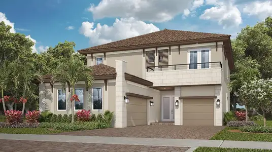 New construction Single-Family house 9570 Magnus Ter, Parkland, FL 33076 plan Kingsmont - image