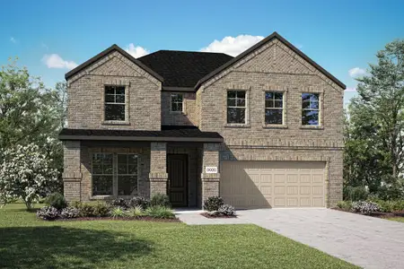 New construction Single-Family house 612 Corner Post Ln, Little Elm, TX 76227 plan Emery - image