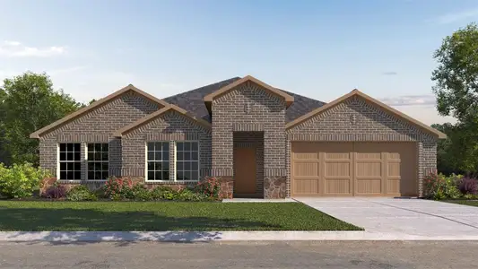 New construction Single-Family house 9513 Dugout Dr, Aubrey, TX 76227 plan Harbour - image