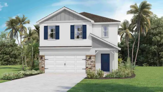 New construction Single-Family house 3537 Golden Wheat Ln, Plant City, FL 33565 plan Robie Modern - image