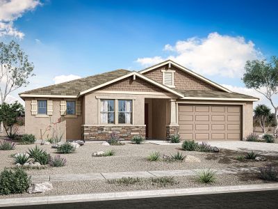 New construction Single-Family house Waddell, AZ 85355 plan Burgundy - image