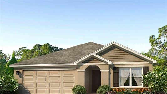 New construction Single-Family house 6223 Distant Haze Place, Palmetto, FL 34221 Aria- photo 0