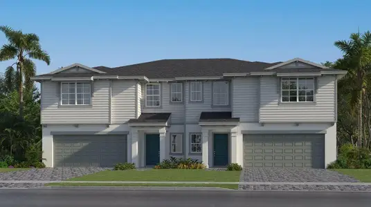 New construction Townhouse house 1659 Pelican Post Pl, The Acreage, FL 33470 - image