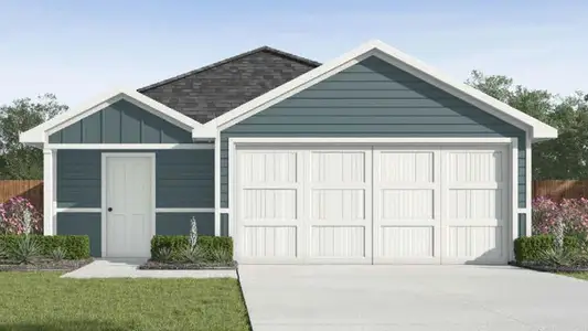 New construction Single-Family house 156 Wyatt Wy, Jarrell, TX 76537 plan Caprock - image