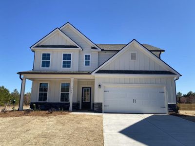 New construction Single-Family house 1042 Titus Ln, Statham, GA 30666 Farmington- photo 0