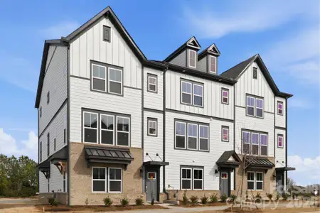 New construction Townhouse house 411 Silver Star Blvd, Indian Trail, NC 28079 plan Vail II - image