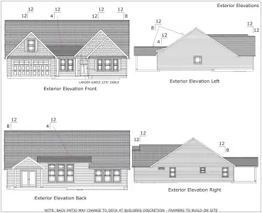 New construction Single-Family house 817 Halyard Ln, Chesnee, SC 29323 - image