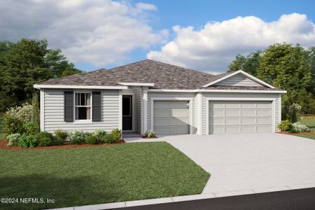 New construction Single-Family house 2824 Bella Terra Loop, Green Cove Springs, FL 32043 Saratoga- photo 0