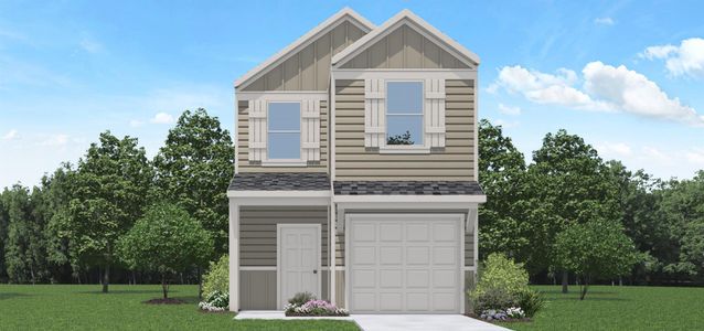 New construction Single-Family house 1050 Moon Drop Ln, Houston, TX 77090 - image