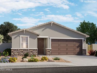 New construction Single-Family house 17305 W Sanna Street, Waddell, AZ 85355 Leslie- photo 0