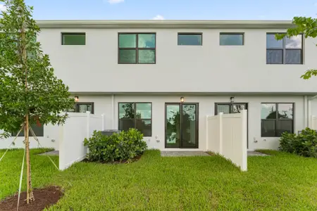 New construction Townhouse house 7058 Channing Ave, Lake Worth, FL 33467 plan Hawthorn - image