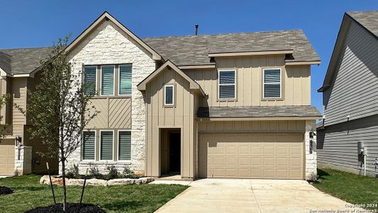 New construction Single-Family house 20832 Rindle Lane, San Antonio, TX 78266 The Perry- photo 0