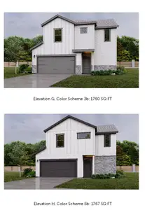 New construction Single-Family house 17312 Monastrell Ln, Round Rock, TX 78664 plan Arlington - image