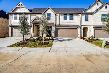 New construction Townhouse house 6926 Crimson Dr, Arlington, TX 76001 Brenham - Front Entry- photo 1 1