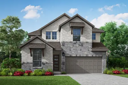 New construction Single-Family house 436 Leaning Rock Rd, Georgetown, TX 78628 plan Hawthorn - image