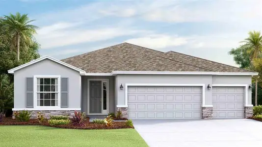 New construction Single-Family house 17923 Gander Ter, Lakewood Ranch, FL 34211 plan Hawthorne - image