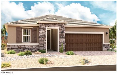 New construction Single-Family house 2662 N 196Th Lane, Buckeye, AZ 85396 Slate- photo 0